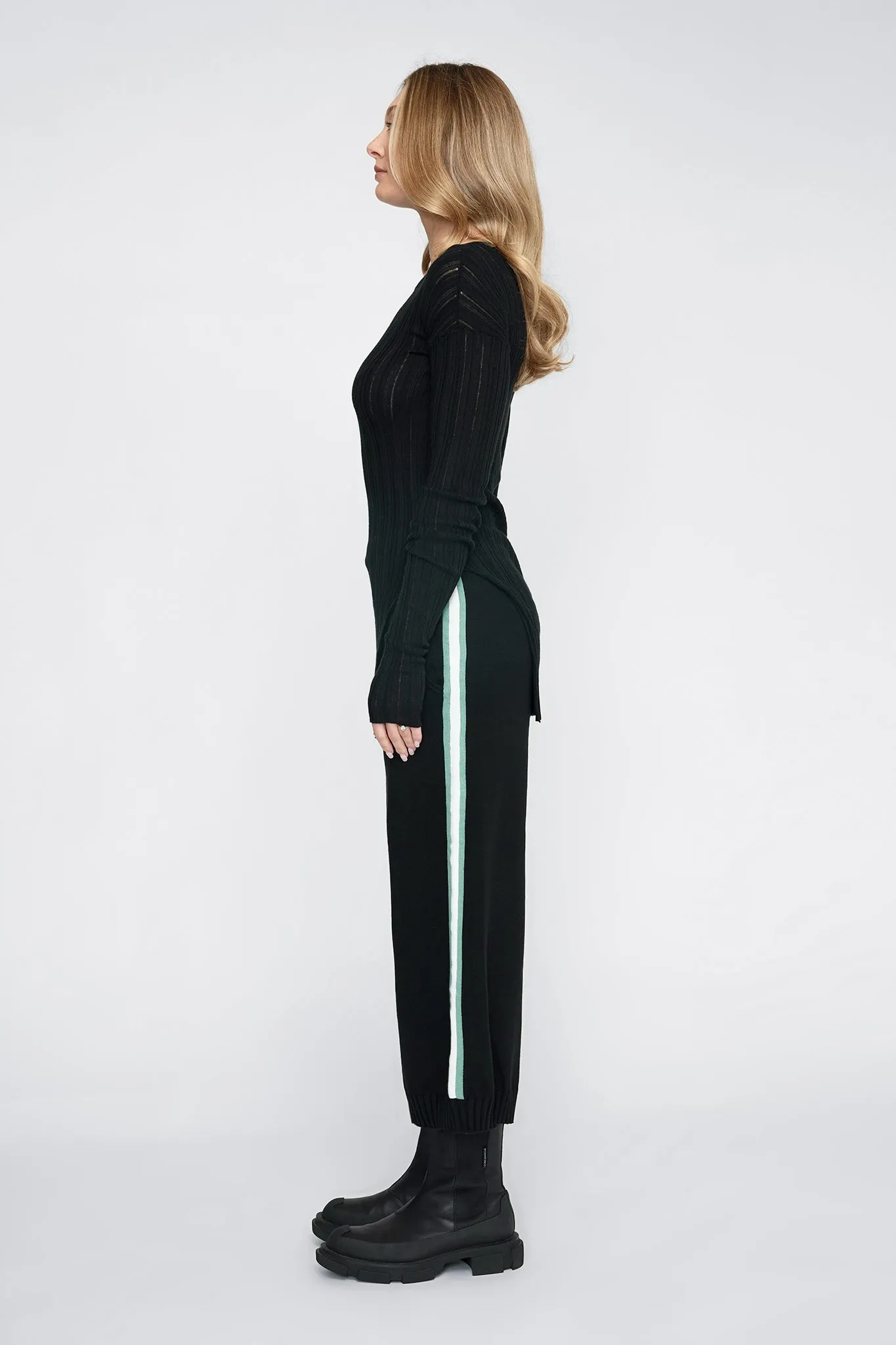 ROUNDED VENEER TUNIC