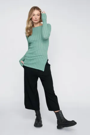 ROUNDED VENEER TUNIC