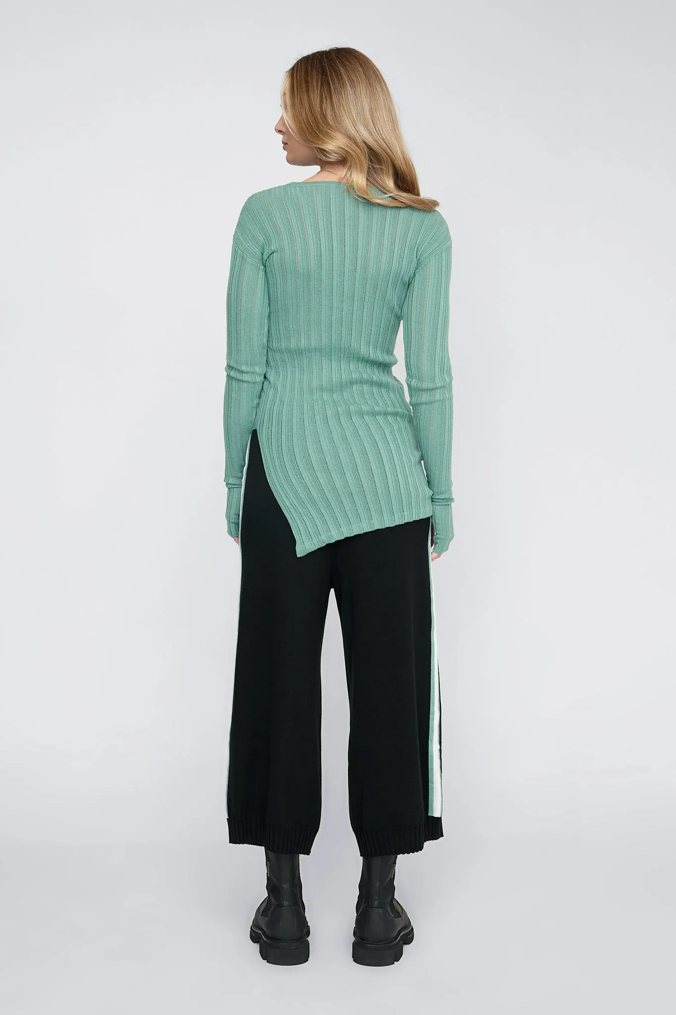 ROUNDED VENEER TUNIC