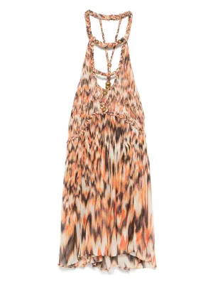 Rozilda printed cotton dress