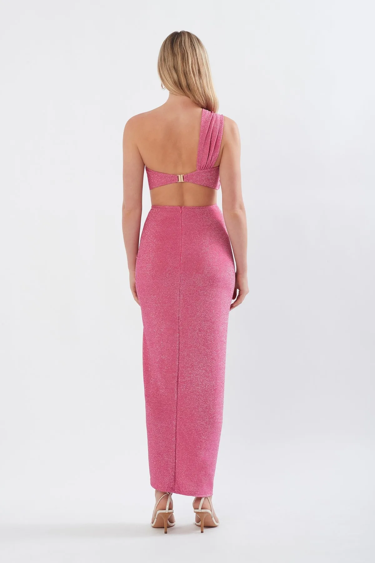 RUCHED MAXI SKIRT