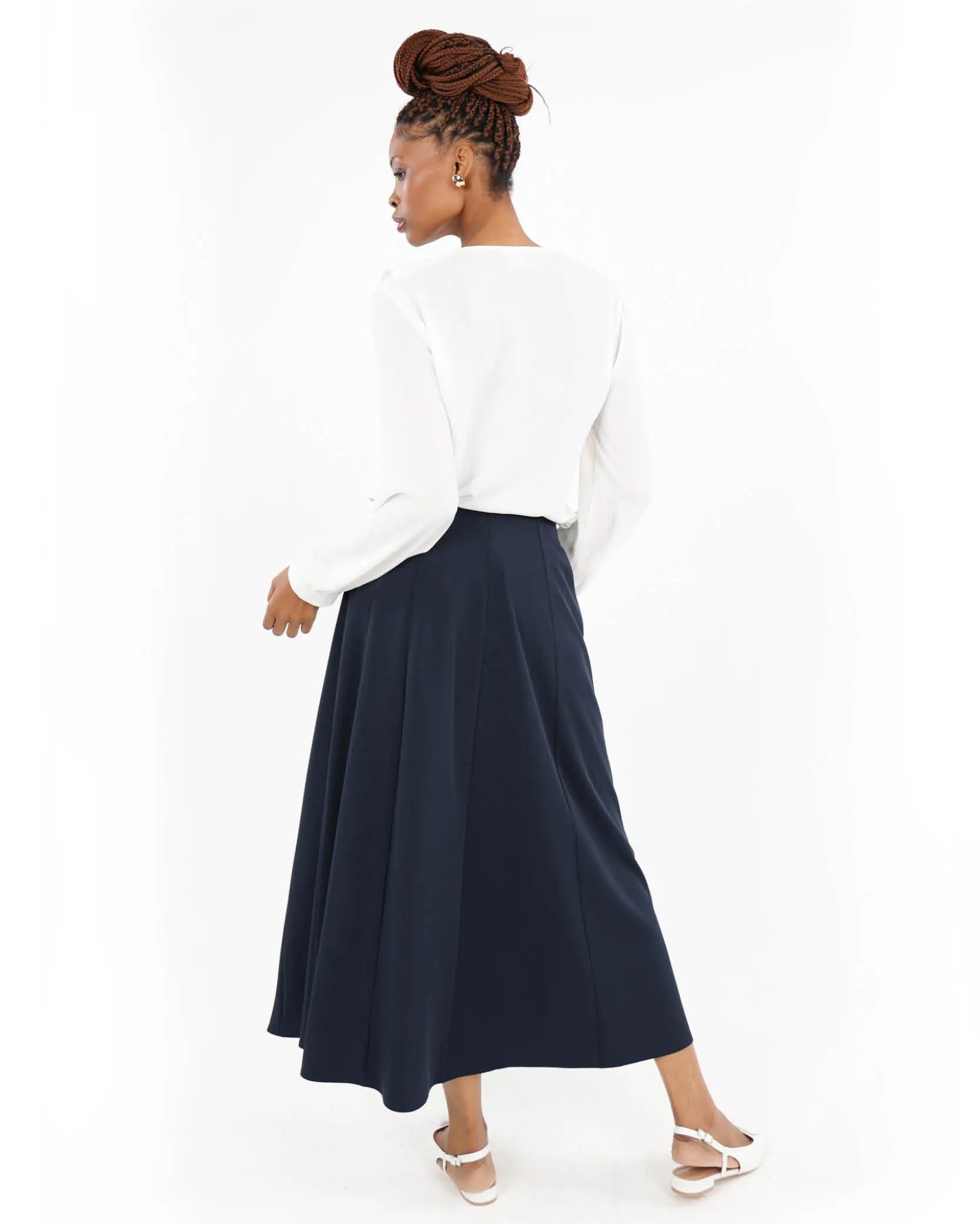 Ruffle Long Sleeve Blouse