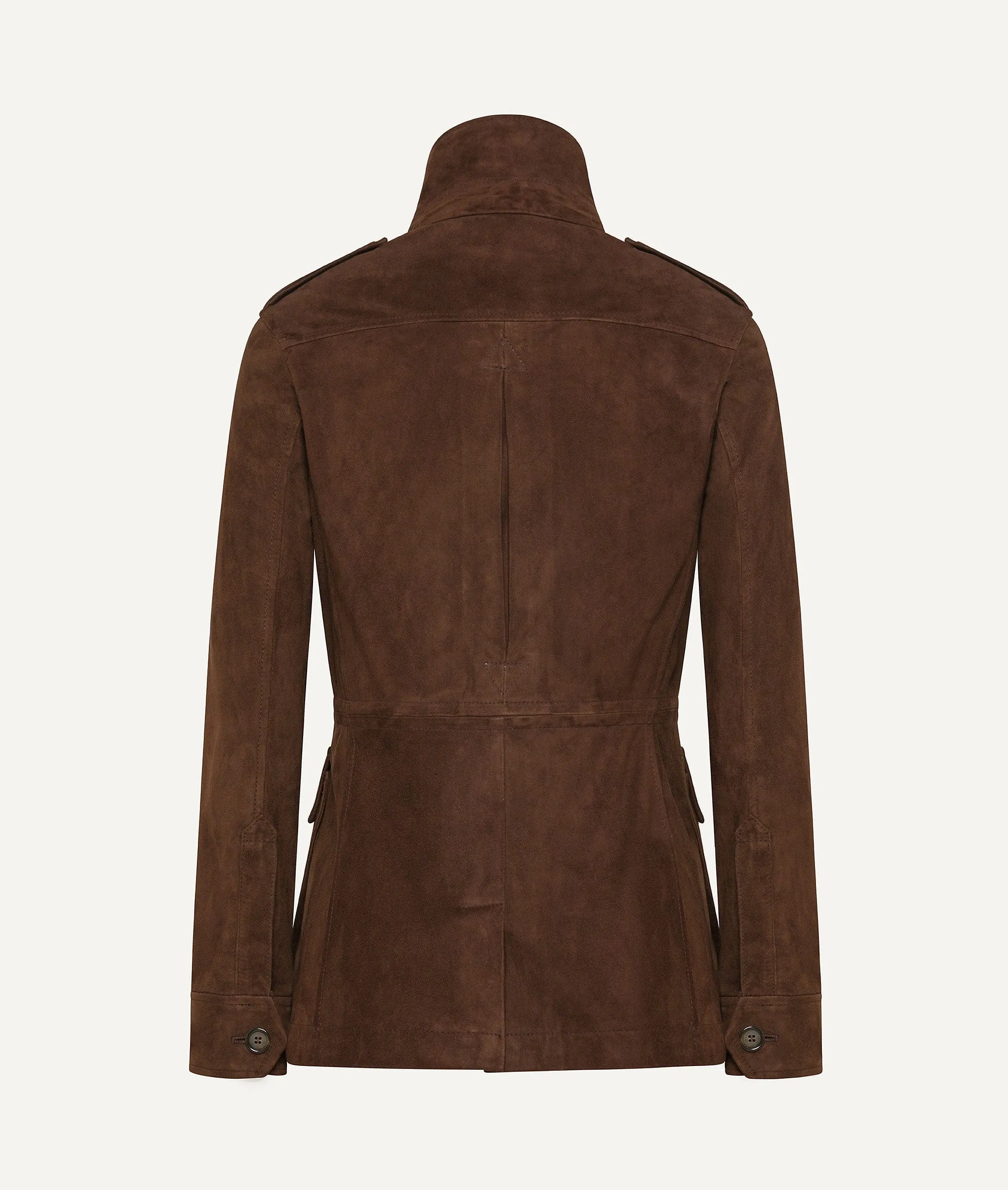 Safari Trench in Suede