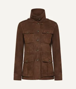 Safari Trench in Suede