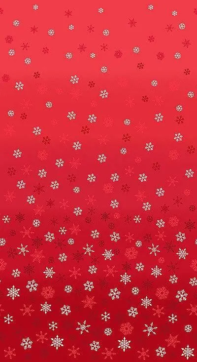 Scandi 2021 - Ombre Snowflake - Red