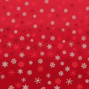 Scandi 2021 - Ombre Snowflake - Red