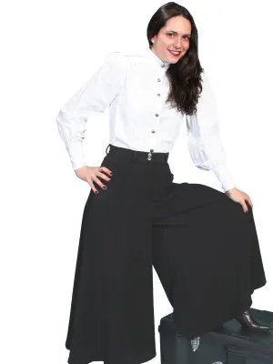 Scully RangeWear Womens Black Polyester Western Split Skirt XL