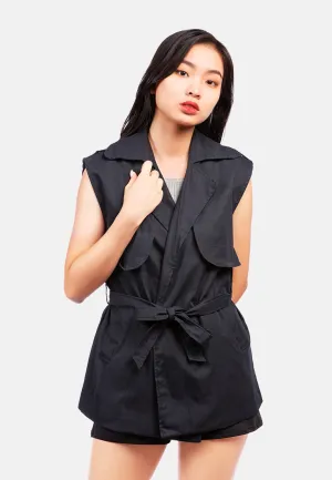 Short Epaulette Trench Coat