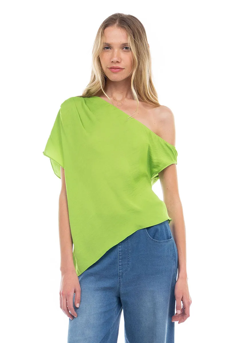 Short Sleeve Off Shoulder Blouse