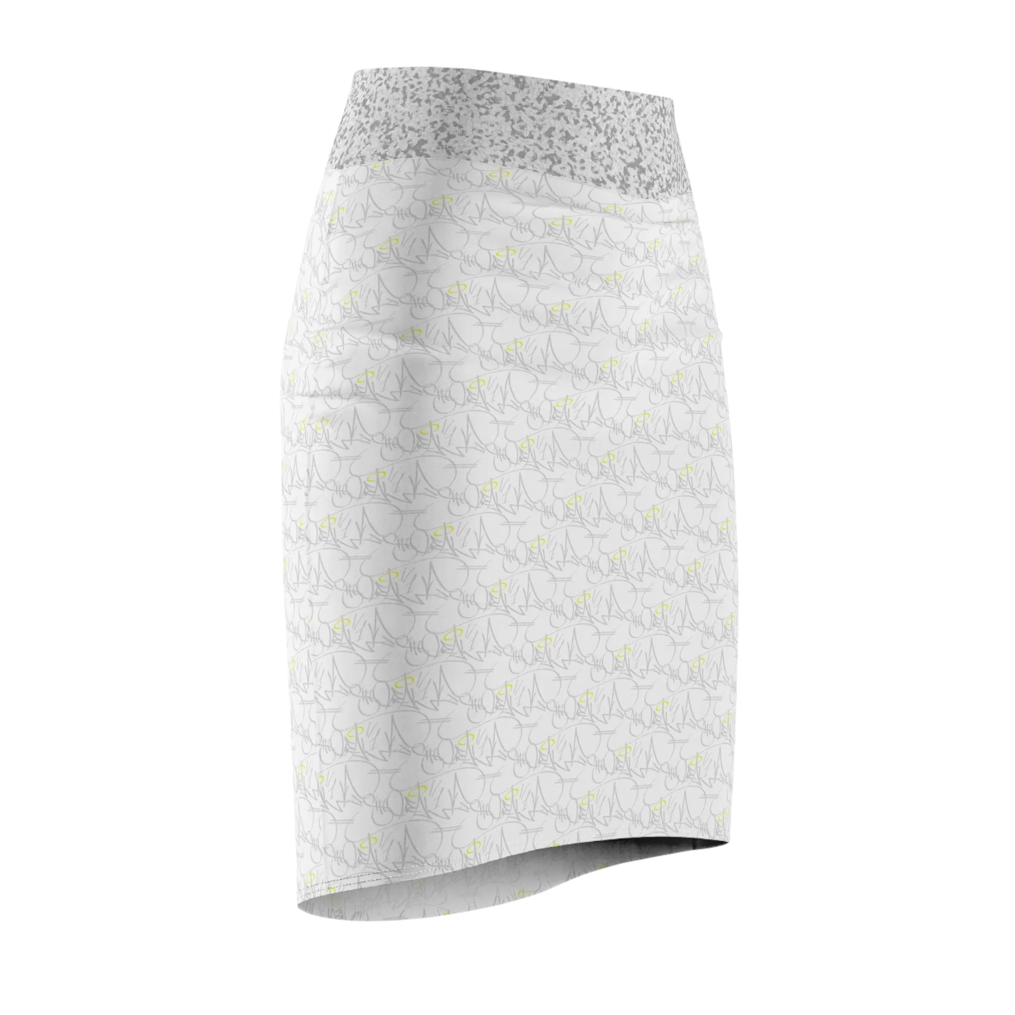 Stay Fancy SirREAL Handstyle Women's Pencil Skirt