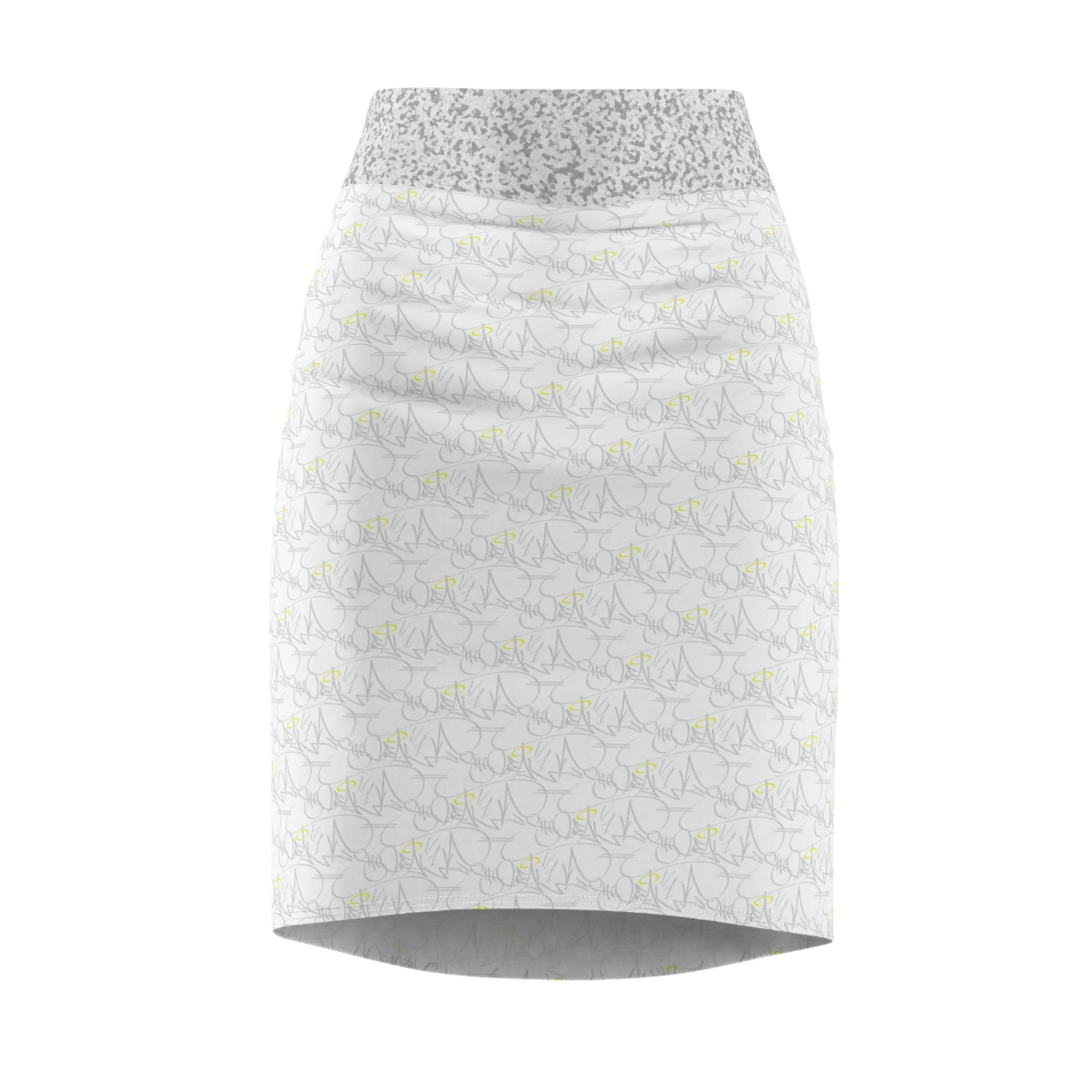 Stay Fancy SirREAL Handstyle Women's Pencil Skirt