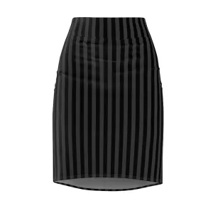 Striped Pencil Skirt