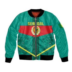 Support the Lions of Teranga - Senegal Football Bomber Jacket LT01