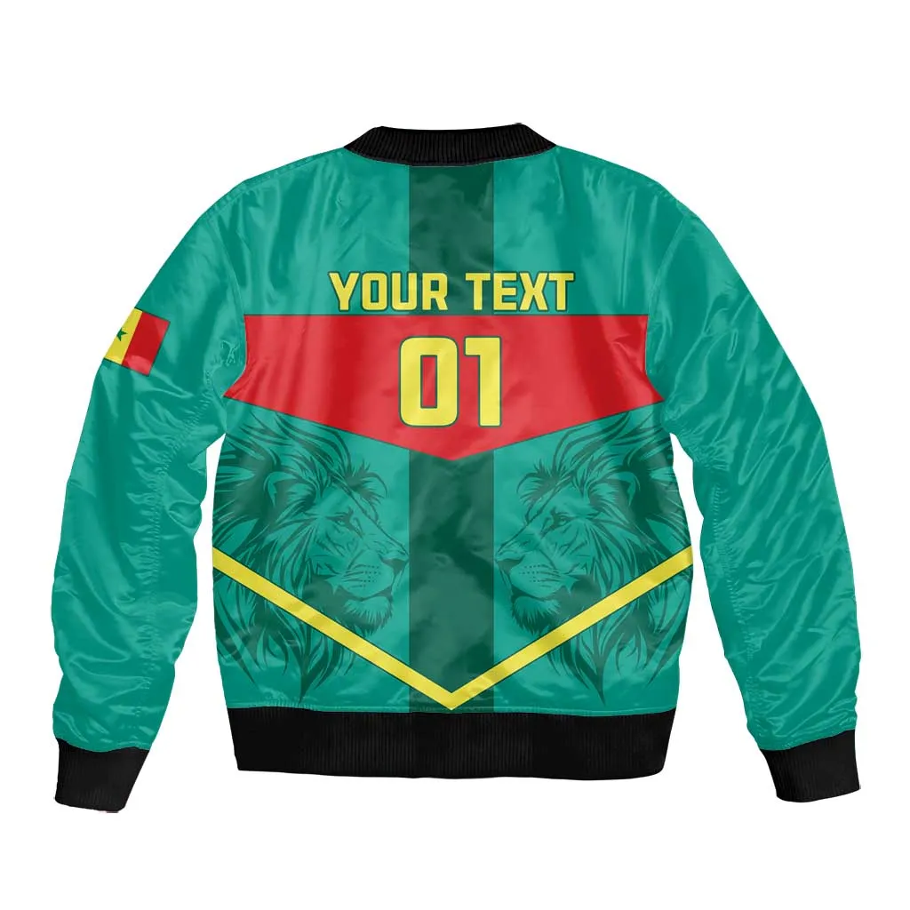 Support the Lions of Teranga - Senegal Football Bomber Jacket LT01