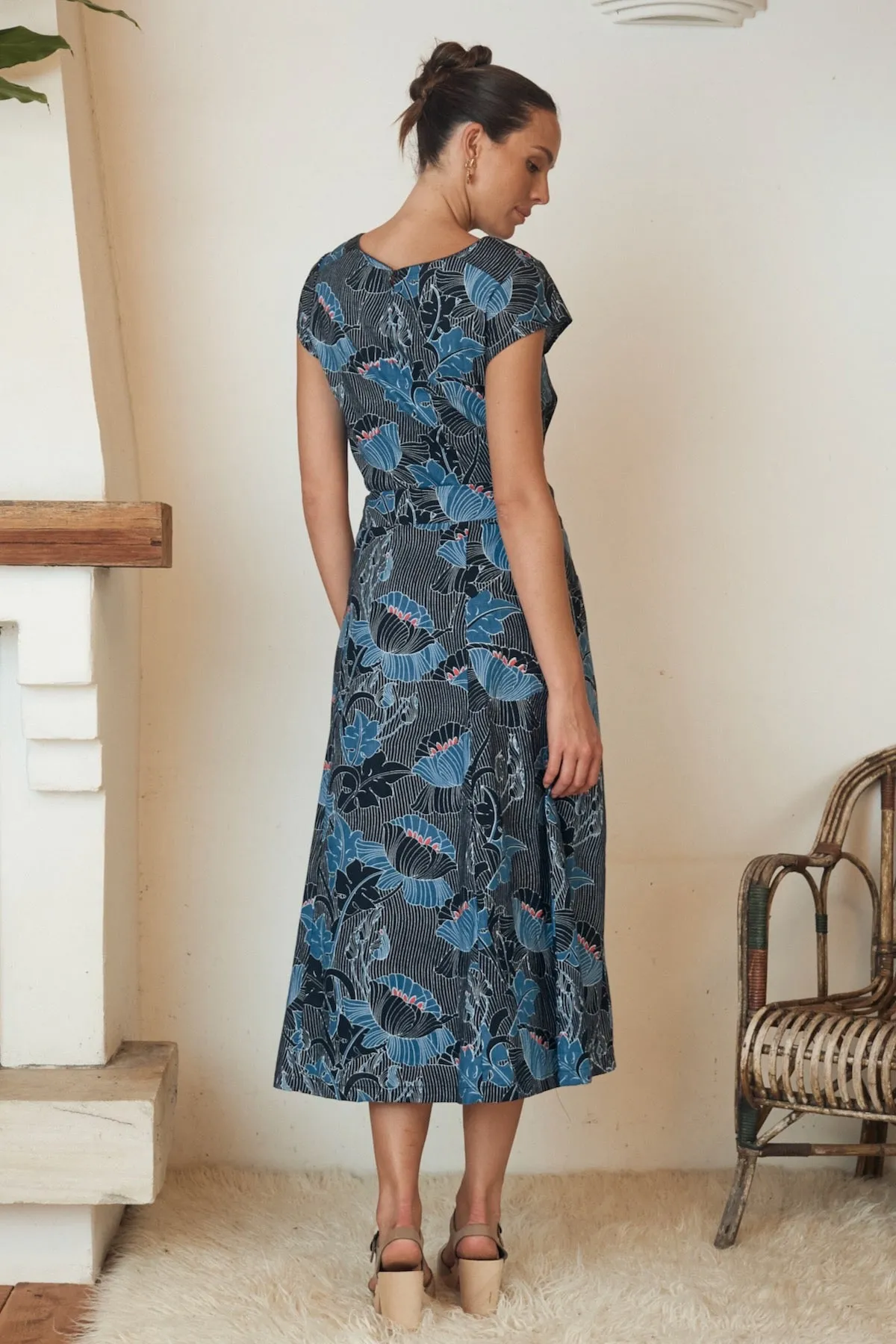 Susanna Skirt - Lotus Navy
