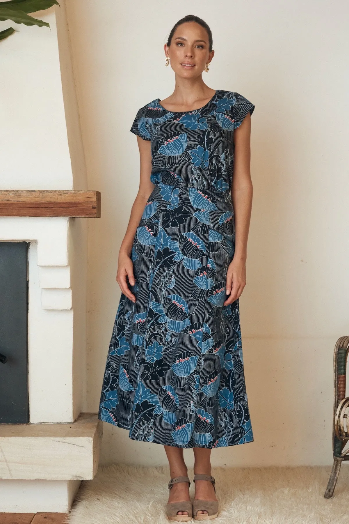 Susanna Skirt - Lotus Navy