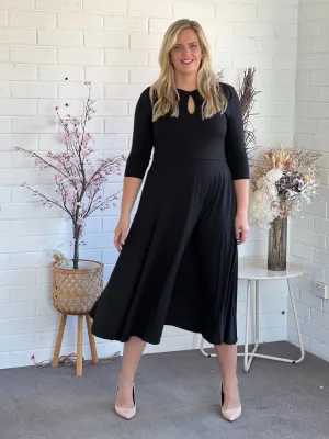 Tessa Black Jersey dress