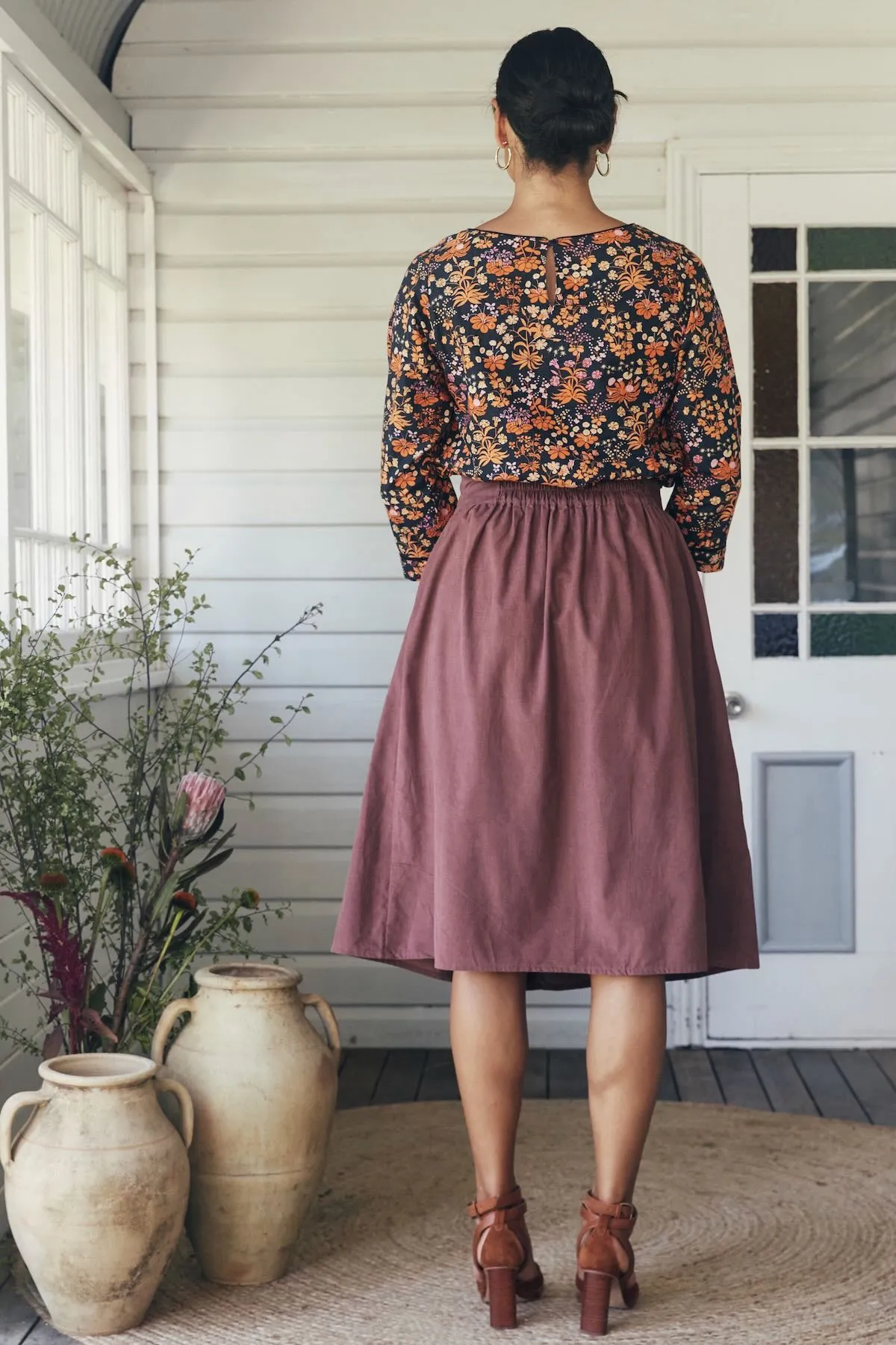 Tilly Skirt - Clove