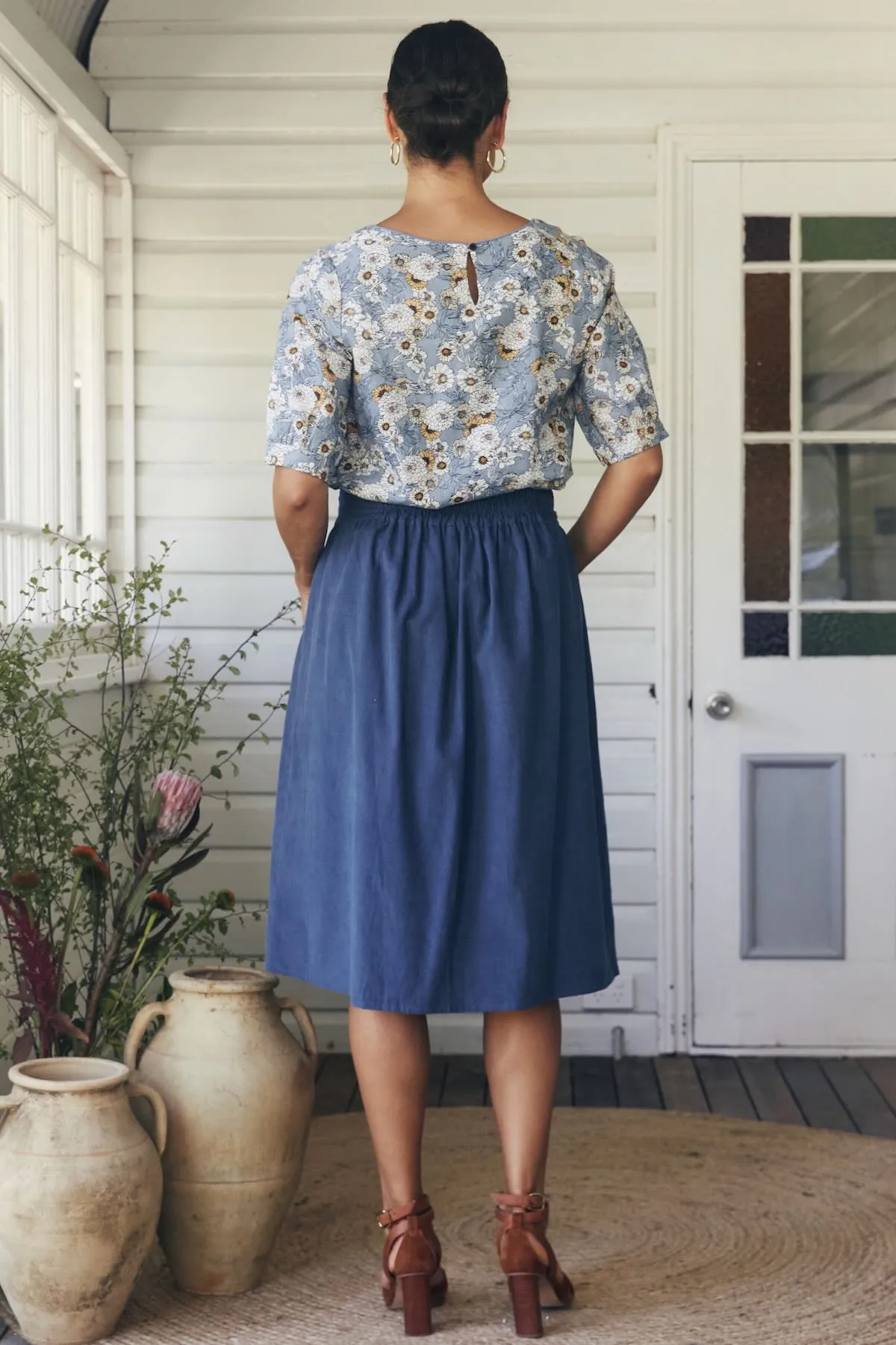 Tilly Skirt - Ocean