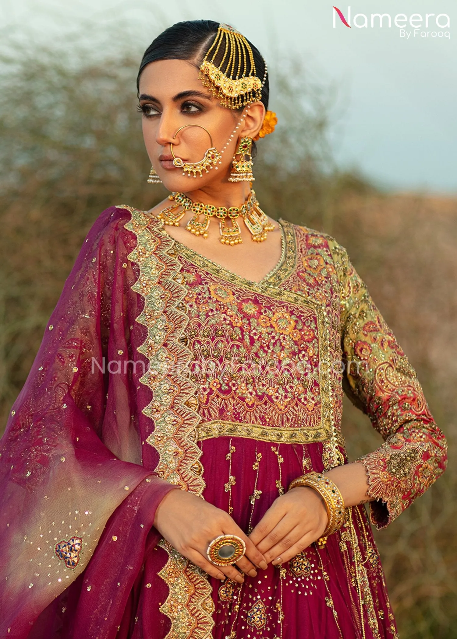 Traditional Bridal Lehenga Indian Gown Dress #BS660