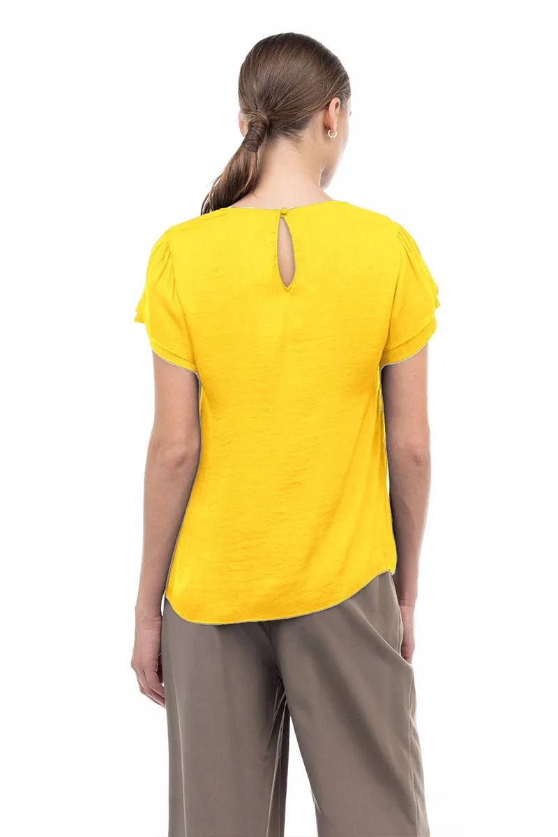 Tulip Short Sleeve Blouse