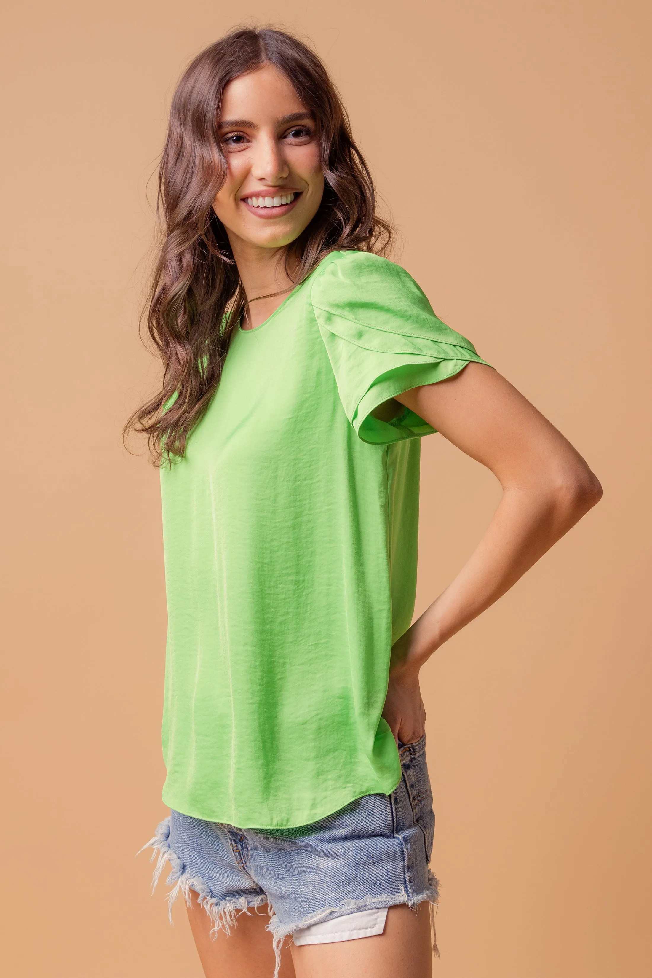 Tulip Short Sleeve Blouse