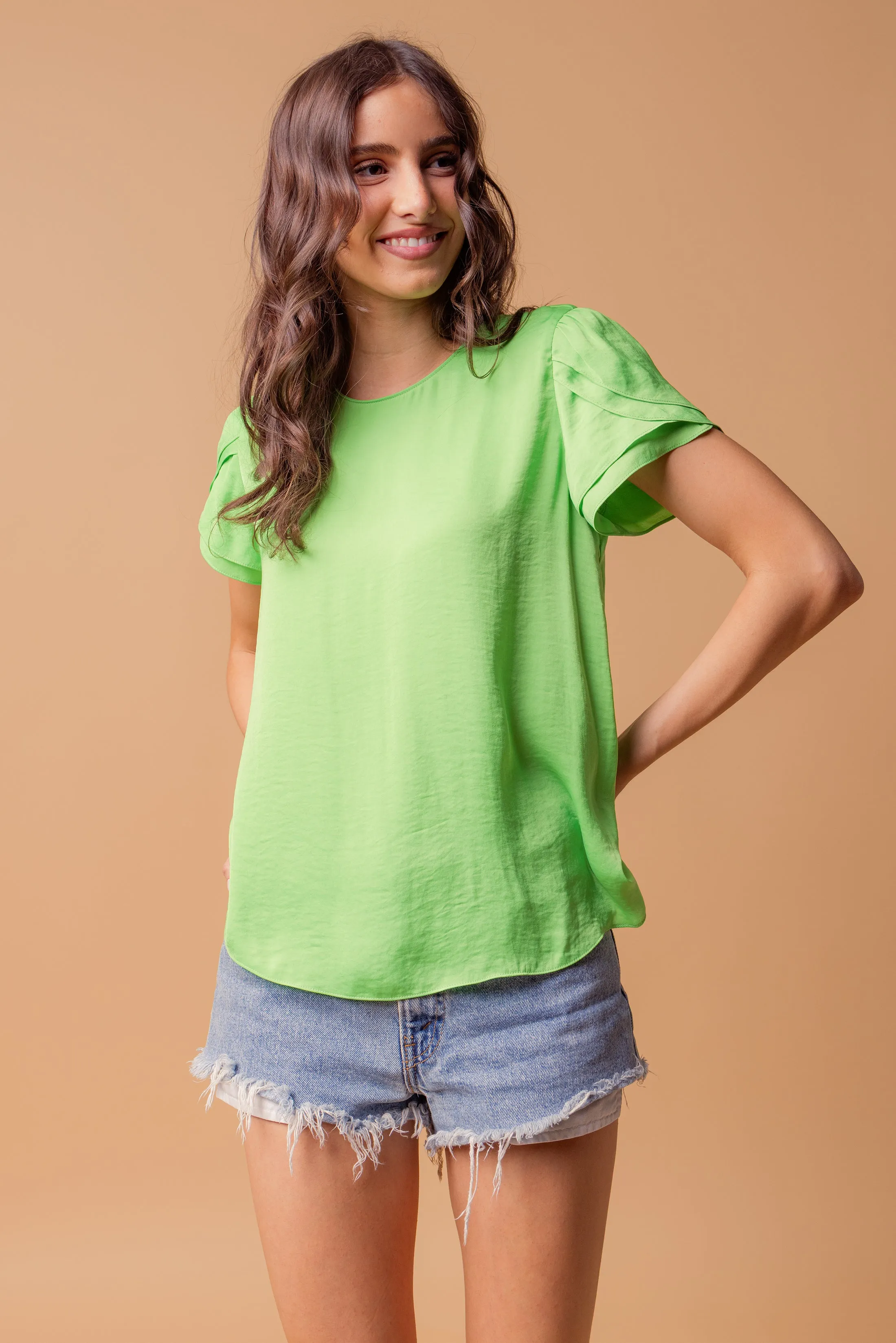 Tulip Short Sleeve Blouse