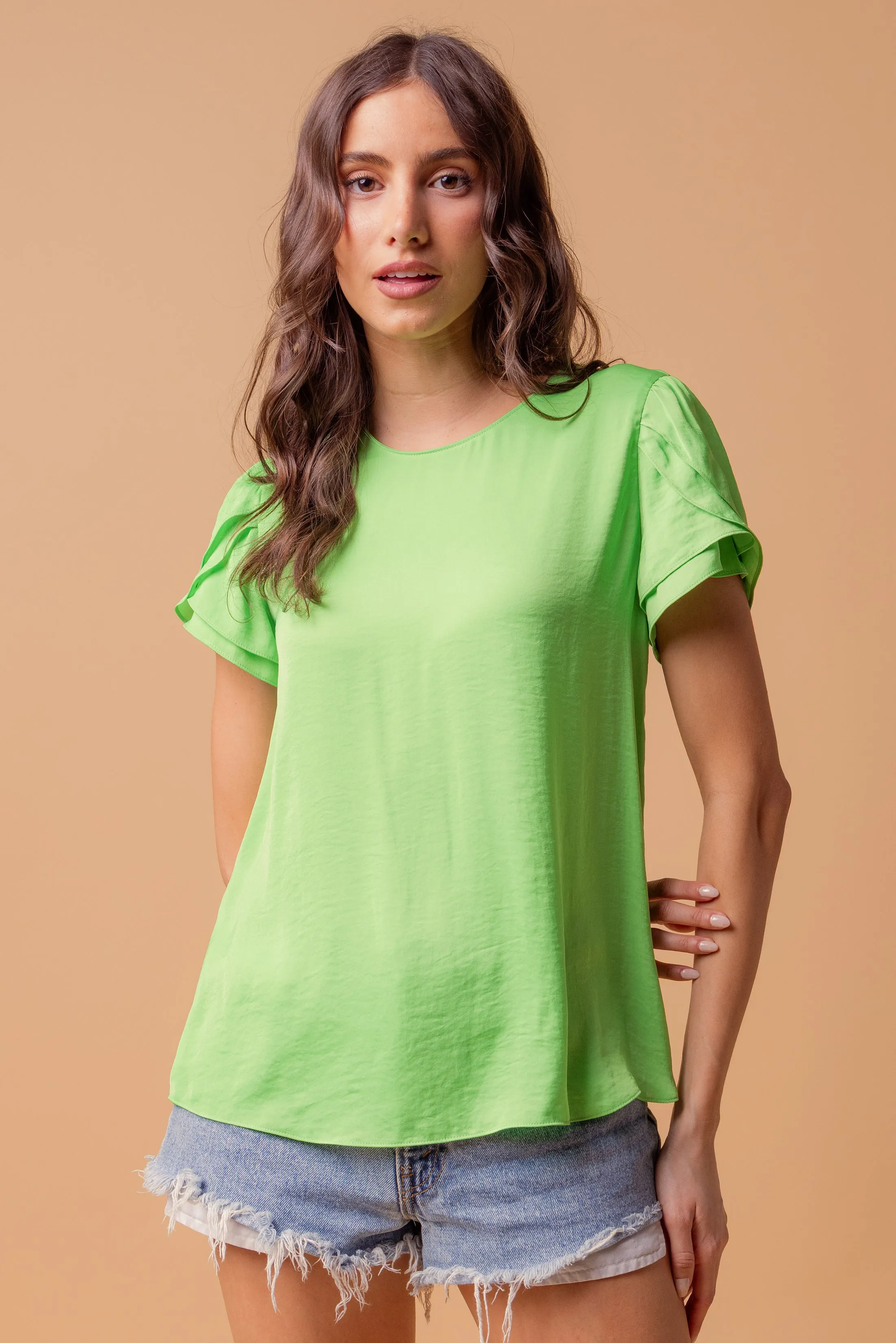 Tulip Short Sleeve Blouse