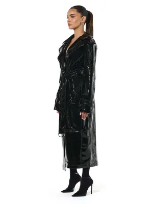 Vinyl Trench Coat