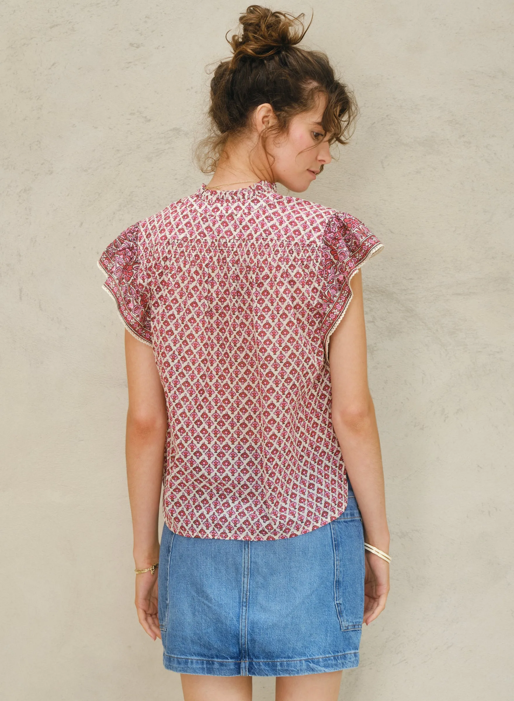 Viti S/S Top - Pink