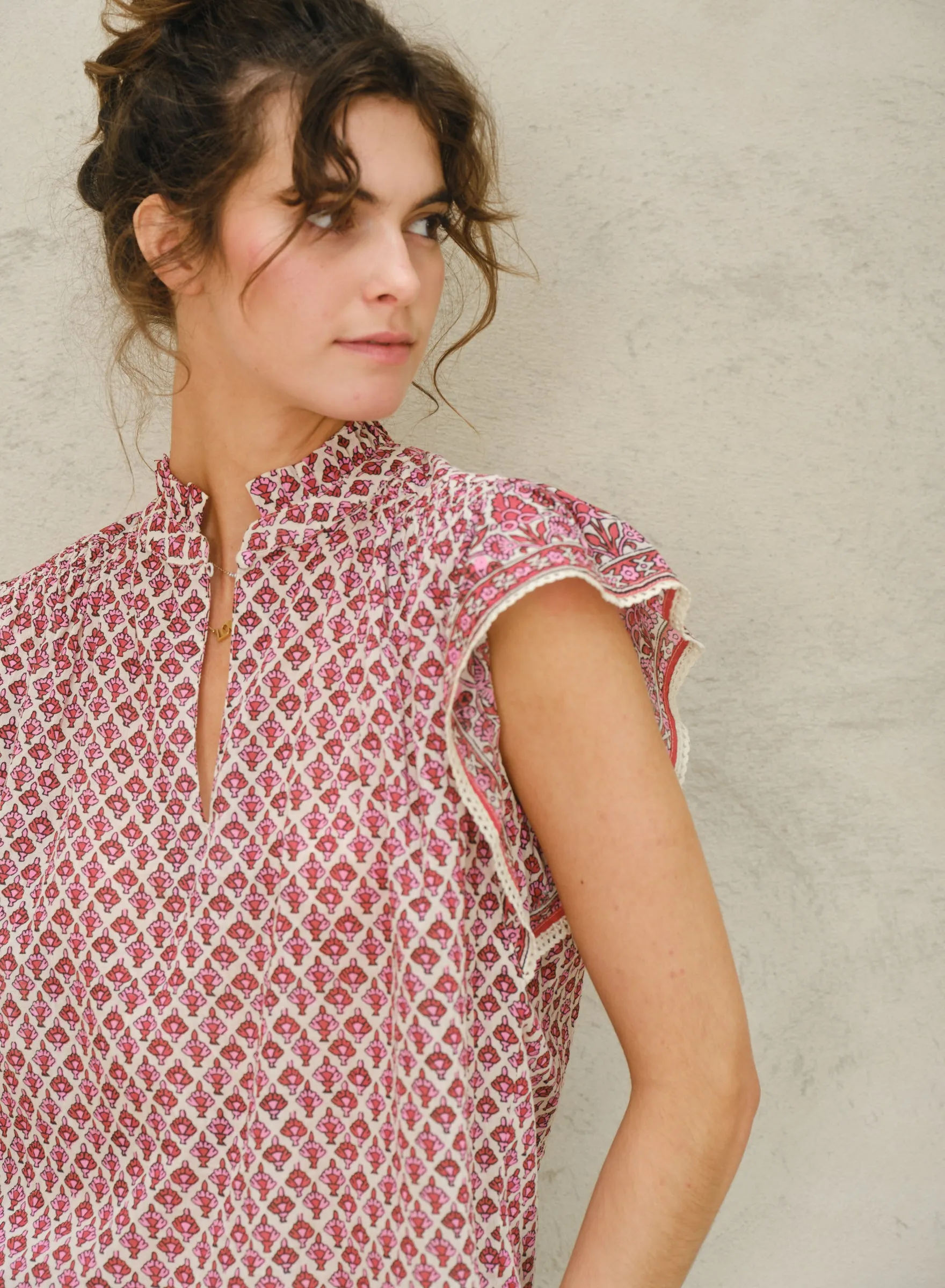 Viti S/S Top - Pink