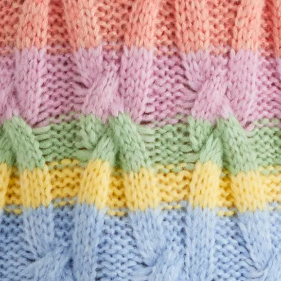 Women Striped Boat Neck Sweater