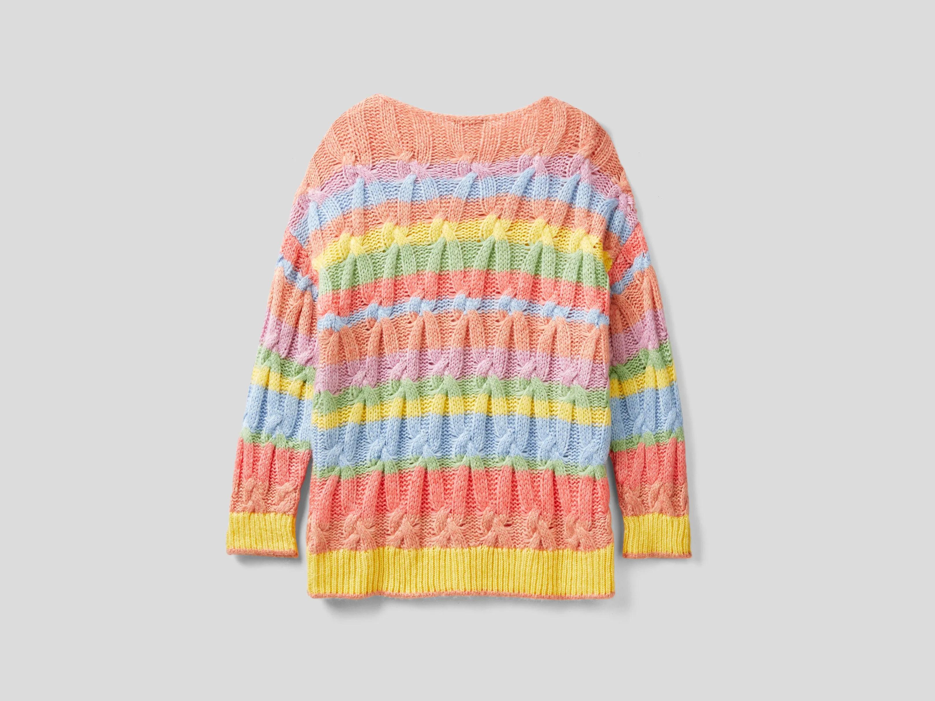 Women Striped Boat Neck Sweater