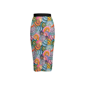 Women’s Back Split Pencil Skirt