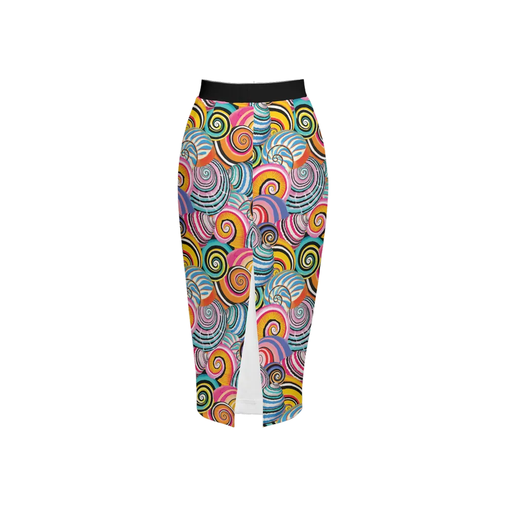 Women’s Back Split Pencil Skirt