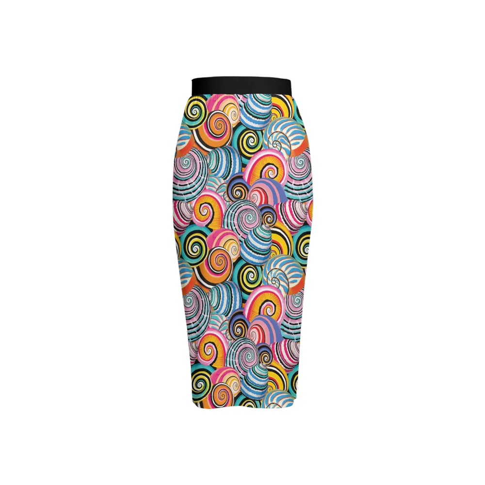 Women’s Back Split Pencil Skirt