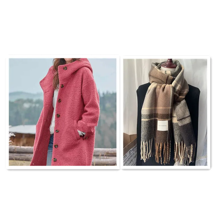 Women's Casual Thickened Jacket Medium-length Trench Coat