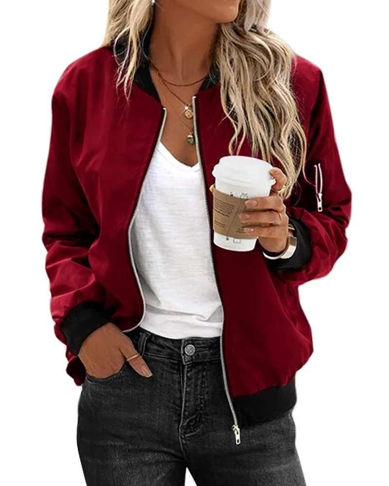 Women's Cotton Bomber Jacket