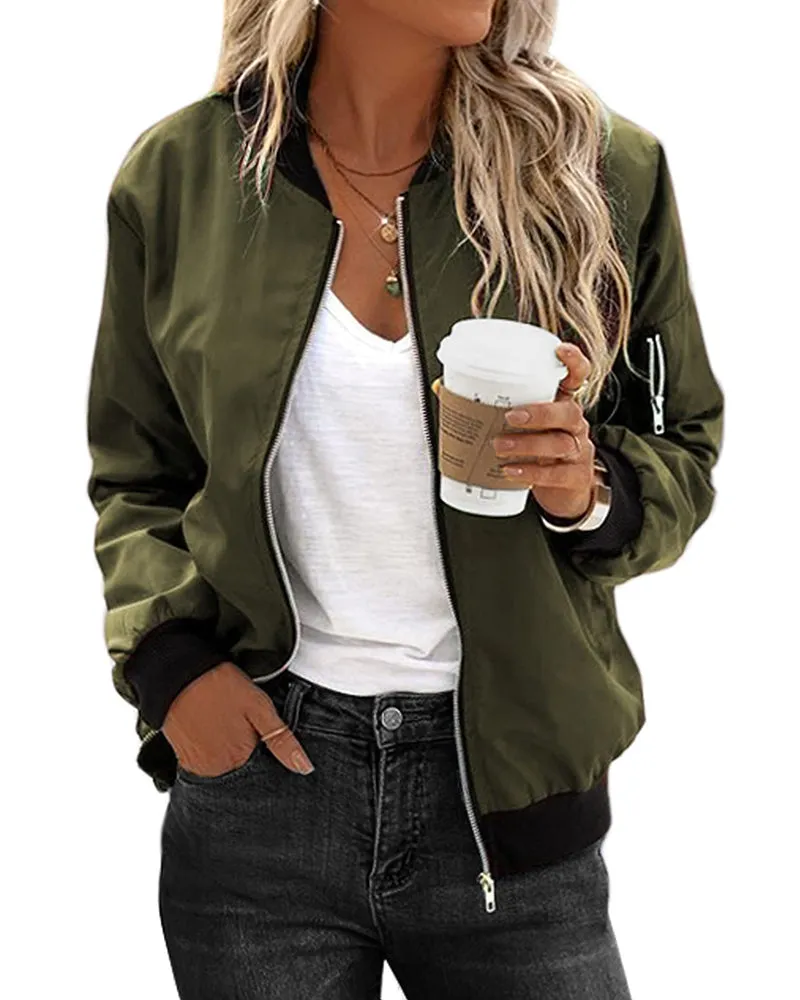 Women's Cotton Bomber Jacket