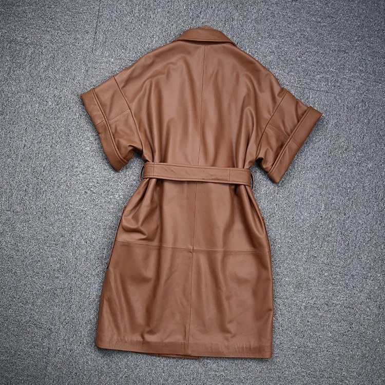 Women's Fashionable Casual Lapel Trench Coat