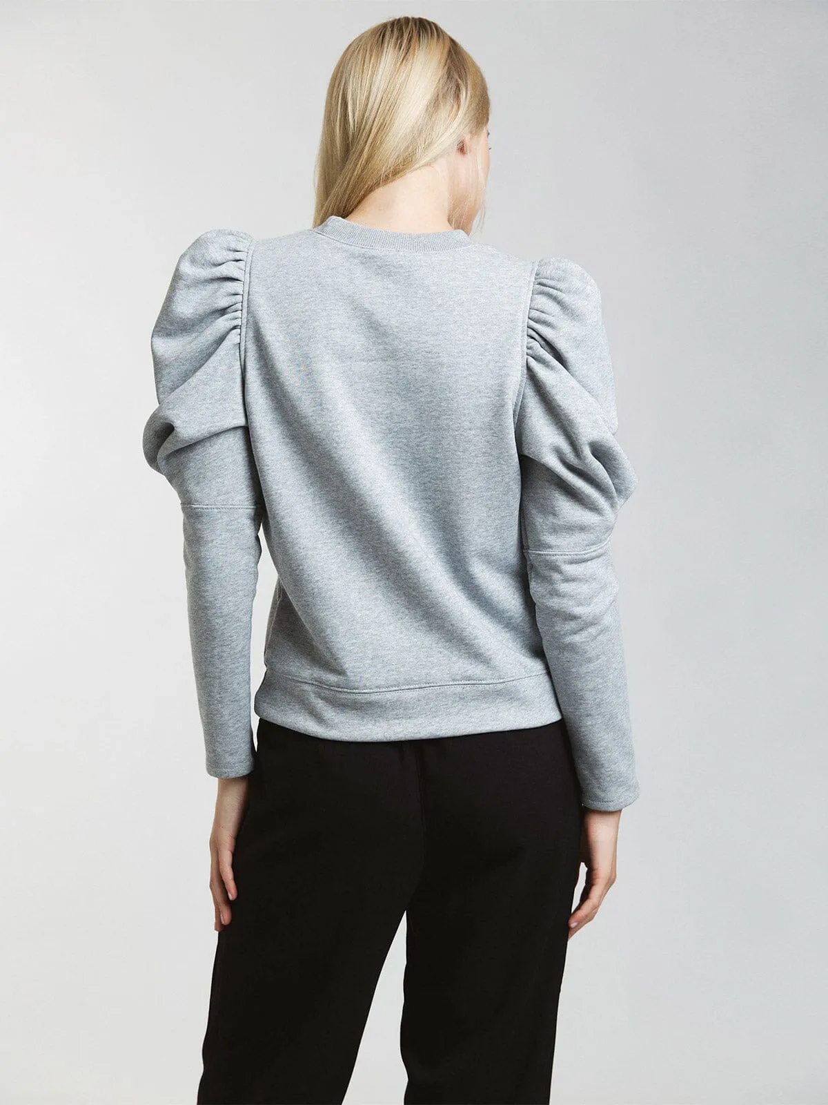 WOMEN'S LONG PUFF SLEEVE BLOUSE