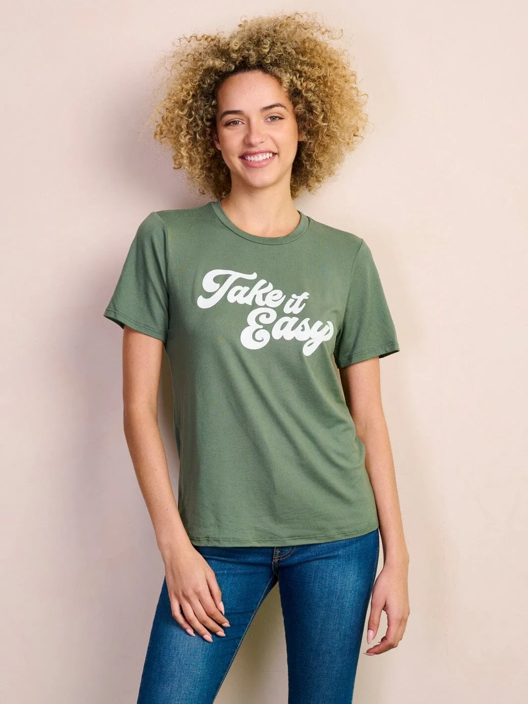 WOMEN'S SHORT SLEEVE GRAPHIC BASIC TOP