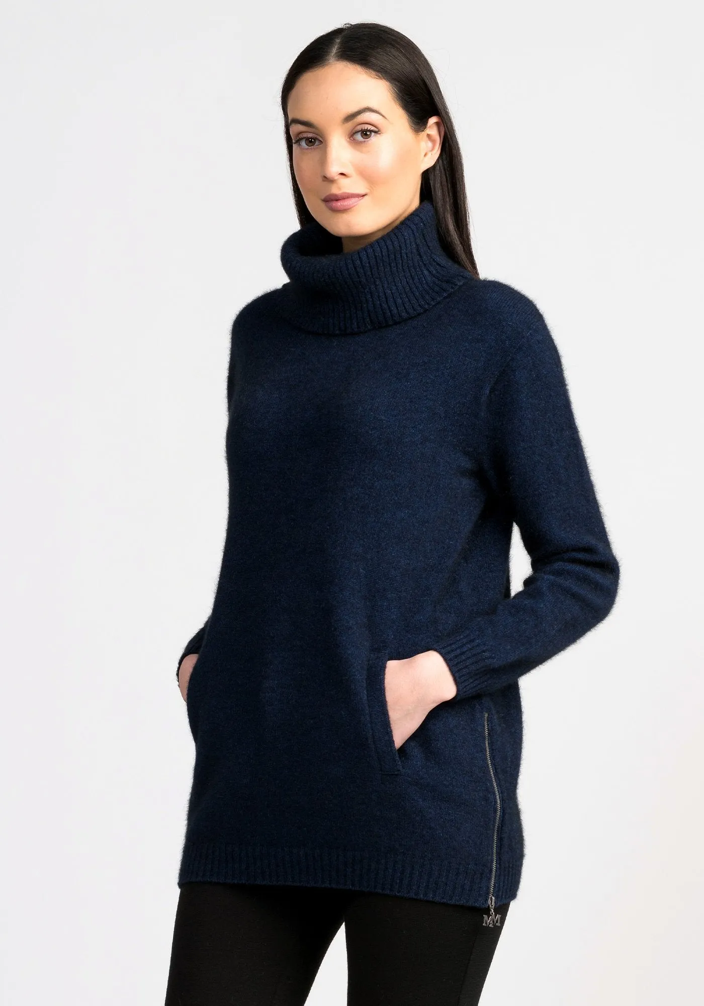 Womens Zip Tunic Sweater - Zephyr-1993