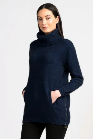 Womens Zip Tunic Sweater - Zephyr-1993