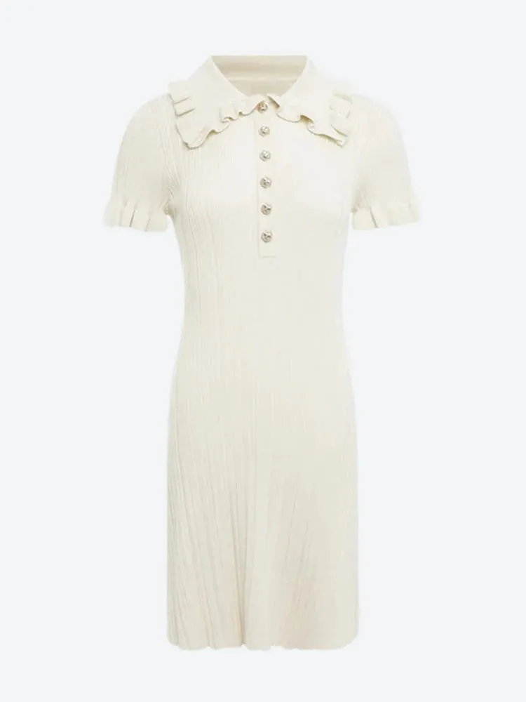 Y2K Peter Pan Collar Mini Dress