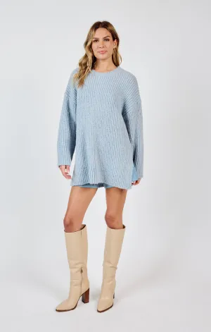Your Needs Rib Knit Tunic, Sky | Sadie & Sage